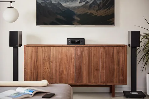 Vista 9 de Denon RCD-N12 Reproductor de CD Bluetooth con sintonizador de radio AM/FM integrado y Wi-Fi, reproductores de CD para sistema estéreo doméstico