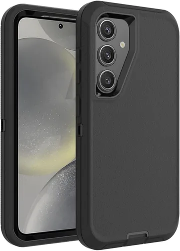 Vista 9 de Funda WOGROO para Galaxy Note 8, funda protectora resistente a caídas y golpes de grado pesado y resistente para Samsung Galaxy Note 8, Negro+Naranja