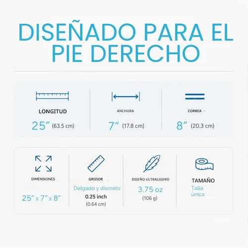 Vista 10 de Dosh AFO - Soporte para caída de pie para caminar - AFO - Unisex (Derecho - Talla única)