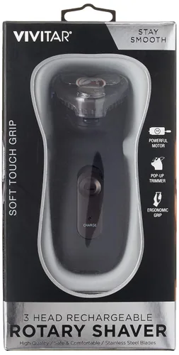 Vista 2 de VIVITAR PG-V002 RotaryThree 3-Head Rotary Shaver