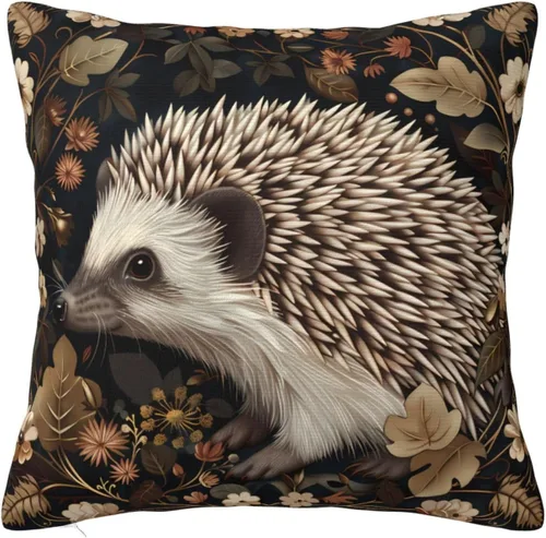 Vista 48 de Fundas de almohada William Morris diseño Strawberry Thief, fundas de almohada decorativas suaves para exteriores, fundas de almohada para decoración