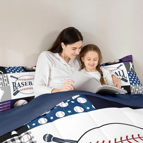 Vista 132 de Juego de ropa de cama de baloncesto para niños y adolescentes, juego de edredón deportivo para niños, tamaño matrimonial, suave, ligero, decoración
