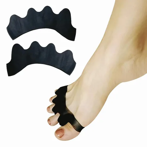 Vista 16 de Separadores de dedos de espuma suave para mujer, 12 espaciadores de pedicura para mujer