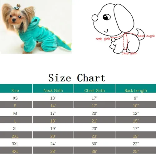 Vista 6 de Disfraz de dinosaurio para perro, ropa de perro de dinosaurio de Halloween, linda ropa para gatos, sudadera divertida con capucha para mascotas Verde
