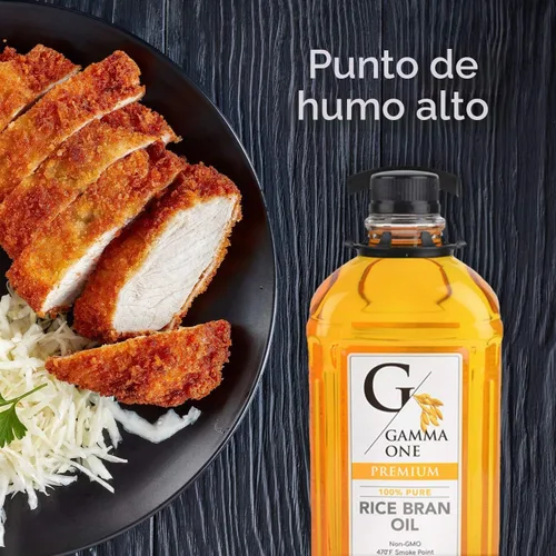 Vista 7 de Aceite de Salvado de Arroz GAMMA ONE, 1 Litro