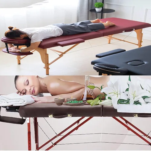 Vista 3 de Almohada de masaje boca abajo, soporte universal para cama de masaje. Soporte ajustable para reposacabezas de masaje, accesorios de juego