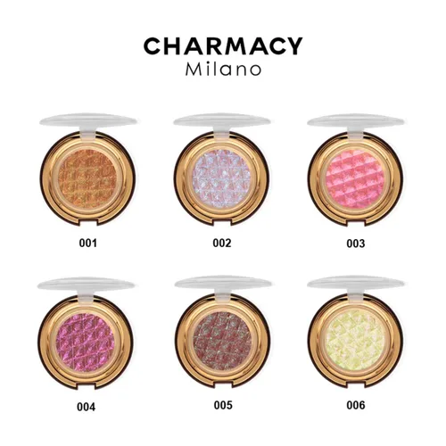 Vista 5 de CHARMACY Star Bomb - Sombra de ojos multicolor con purpurina, paleta de sombras de ojos que cambian de color, sombras de ojos en crema altamente