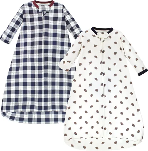 Vista 43 de Hudson Baby Saco de dormir unisex de algodón con manga larga para bebé, saco, manta
