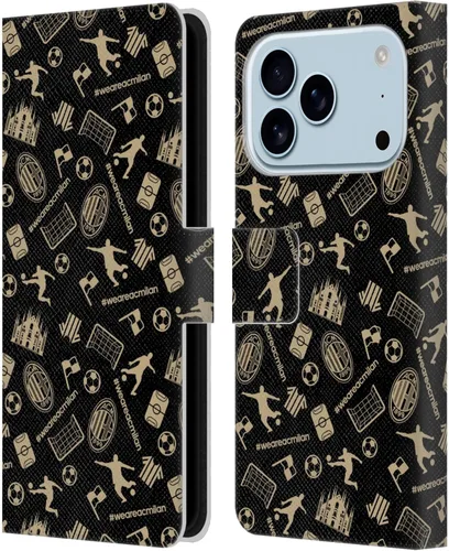 Vista 56 de Head Case Designs Officially Licensed AC Milan Dream Big Children Leather Wallet Case Compatible with Apple iPhone 11