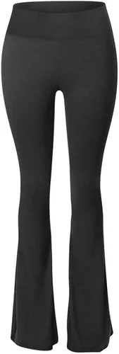 Vista 4 de SATINA - Pantalones palazzo para mujer leggings acampanados supersuaves con cintura alta 16