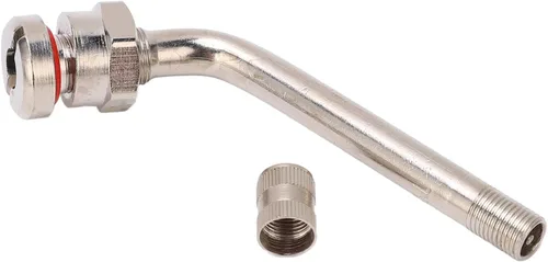 Vista 6 de TR545D Vástago de Válvula de Camión - (Paquete de 10) Vástago de Válvula Curvado a 60 Grados, Vástagos de Válvula de Neumático de Camión Compatibles