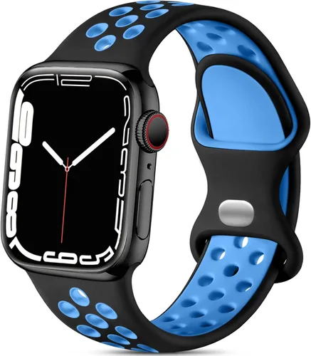 Vista 30 de Lerobo - Bandas deportivas compatibles con Apple Watch Band de 40 mm, 41 mm, 38 mm y 42 mm para Series 11, 10 para mujeres y hombres, suaves bandas