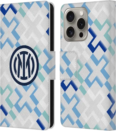 Vista 60 de Head Case Designs Officially Licensed Inter Milan Away 2025/26 Crest Kit Leather Wallet Case Compatible with Apple iPhone 11