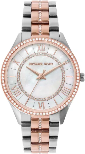 Vista 13 de Michael Kors Lauryn Reloj para Mujeres, Reloj de Pulsera de Acero Inoxidable para Mujeres