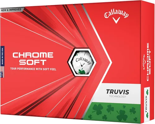 Vista 7 de Pelotas de golf suaves cromadas Callaway 2020 Truvis rojo/blanco