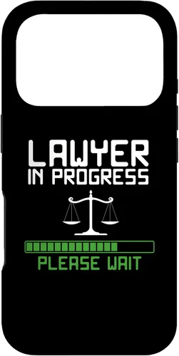 Vista 30 de Lawyer in Progress Scales of Justice Law School Student Case for iPhone 16