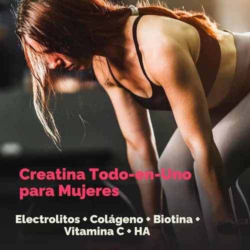 Vista 4 de Micro Ingredients Creatina + electrolitos + colágeno múltiple para mujer Complejo de polvo de monohidrato de creatina micronizada de 5,000 mg