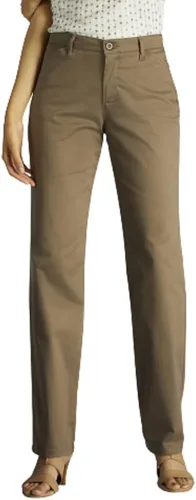 Vista 11 de LEE - Pantalones rectos de ajuste holgado para mujer, para todo el día Castaño (Roasted Chestnut)