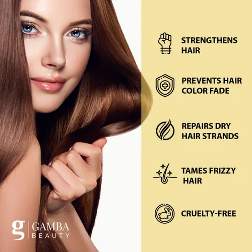 Vista 3 de Champú de queratina para el tratamiento del cabello, champú fortalecedor de queratina, tratamiento de queratina capilar, repara el cabello dañado