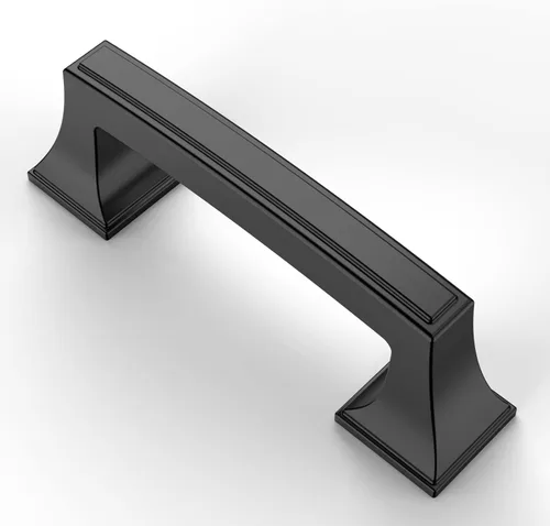 Vista 8 de Asidrama Paquete de 10 manijas de gabinete de cocina de níquel satinado cepillado de 3 pulgadas (2.992 in), tiradores de gabinete, accesorios