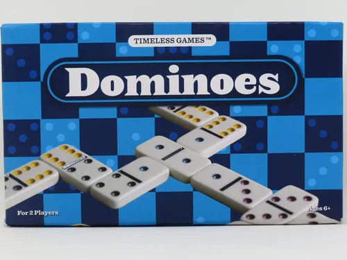 Vista 2 de Hansen Timeless Game Collection - Dominó clásico para llevar - Double Sixes - 106747