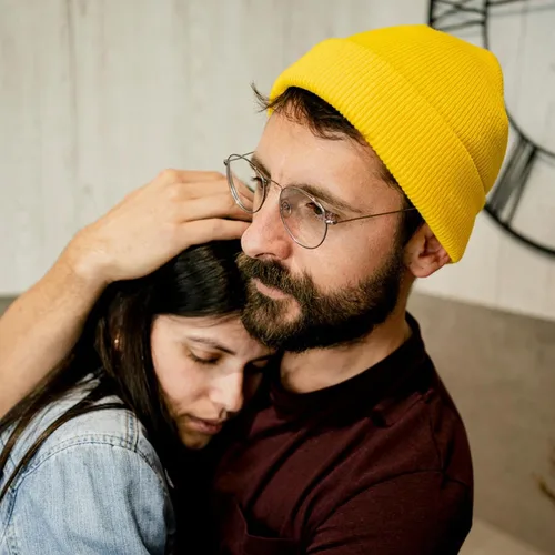 Vista 52 de American Trends Gorro para hombre y mujer, gorro de punto suave y lindo con diseño de calavera