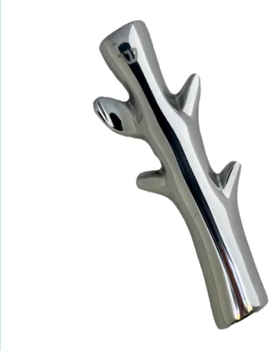 Vista 2 de Mezuzah Nambé Tree of Life - Estuche de aleación de 5 pulgadas con diseño de árbol simbólico, acento contemporáneo y atemporal de Judaica