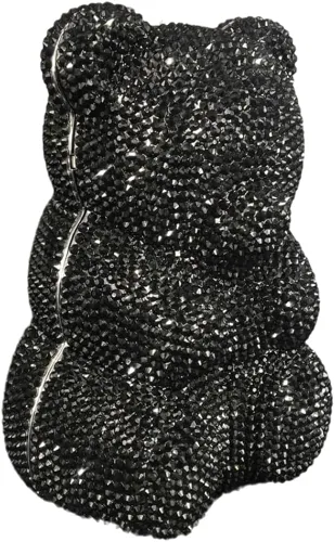 Vista 3 de Wholesales Handmade Bling Crystal Rhinestone Clutch Evening Bag for Formal Party Diamond Small Gummy Bear Clutch Dinner Purse