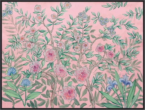 Vista 16 de Amanti Art Lienzo enmarcado para pared, 18 x 24 pulgadas, jardín francés rosa, por Julia Purinton, lienzo enmarcado para pared, obras de arte