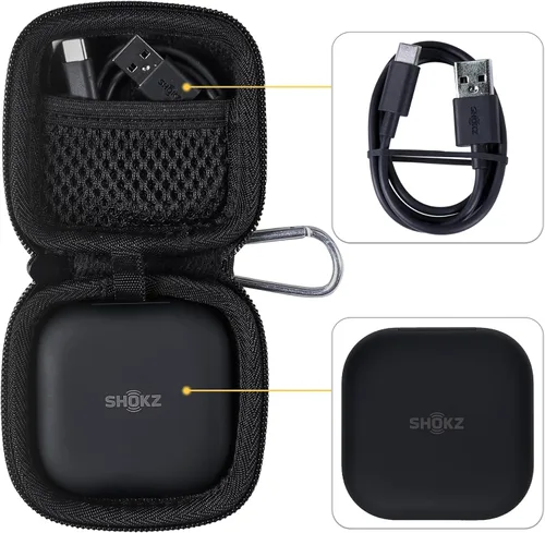 Vista 3 de co2CREA Funda rígida de repuesto para auriculares Bluetooth inalámbricos SHOKZ OpenFit 2+ / OpenFit Air OpenFit Air Open-Ear True Wireless Bluetooth