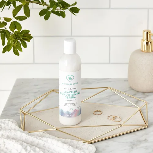 Vista 8 de Now & Forever Sérum acondicionador sin enjuague para cabello rizado. Hidrata, suaviza tus rizos. Hidrata, desenreda tu cabello y antiencrespamiento.