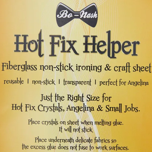 Vista 3 de Hoja de Planchado de Fibra de Vidrio Hot Fix Helper - 9" x 6
