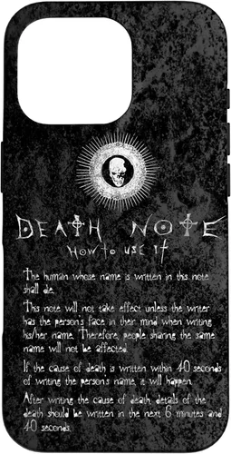 Vista 20 de Death Note Cómo usarlo funda para iPhone 17