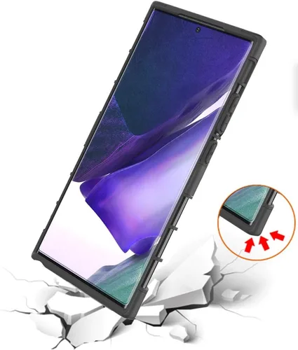 Vista 6 de Funda para Samsung Galaxy Note Ultra 20, protección contra caídas de cuerpo completo, resistente con clip para cinturón, funda resistente