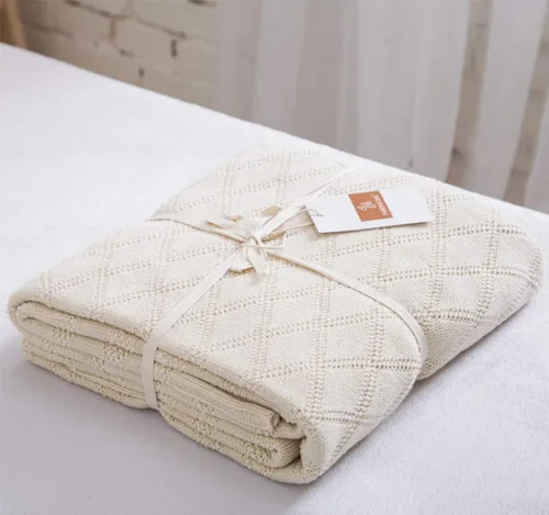 Vista 12 de Manta Grande de Punto de Algodón Gris Carbón para Sofá de Sala Cama - Decorativa para el Hogar Suave Acogedora Tejido de Suéter de Cable Otoñal