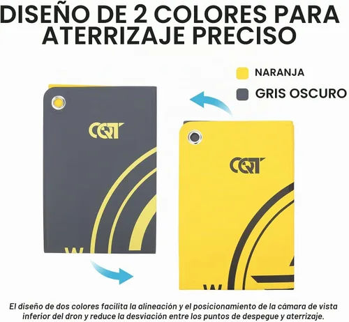 Vista 6 de CQT Almohadilla de aterrizaje para dron, universal, impermeable, portátil, plegable, portátil, plegable, para DJI Avata 360 Mavic 3 4 Pro/Mini 2