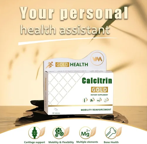 Vista 3 de Calcitrin Gold Suplemento dietético – Apoyo de movilidad y fuerza ósea, suplemento de fuerza articular, adecuado para hombres, ancianos y mujeres