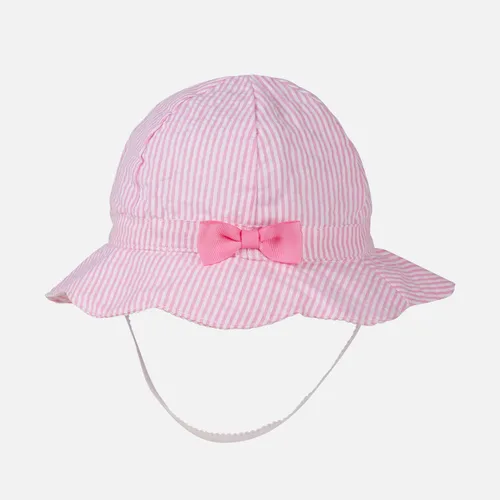 Vista 2 de jerague Sombrero de sol transpirable para niños y niñas pequeños, de algodón, plegable, con protección SPF 50+
