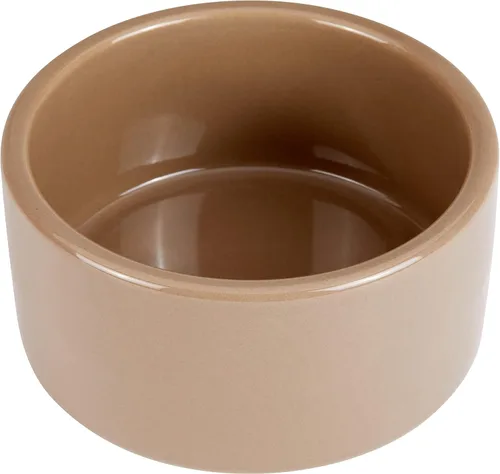 Vista 8 de Cuenco de cerámica de gres para hámsteres Kaytee, marrón, 7.6 cm
