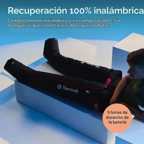 Vista 5 de Therabody JetBoots PRO Plus - Botas inalámbricas LED 3 en 1, entrepierna