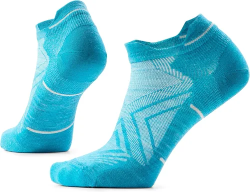 Vista 17 de Smartwool Calcetines tobilleros bajos Run Zero Cushion para mujer Azul (Serene blue)