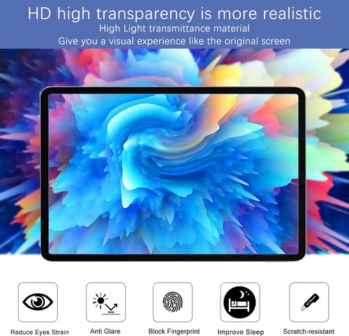 Vista 6 de KEANBOLL Paquete de 2 protectores de pantalla para OnePlus Pad 2 y OnePlus Pad Pro de 12.1 pulgadas, protector de película antiluz azul para OnePlus