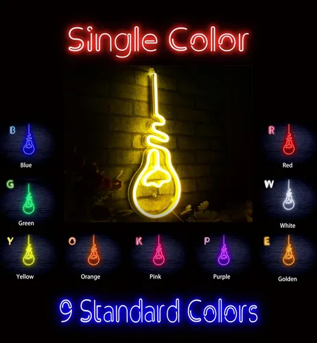 Vista 2 de AdvPro Muestra de neón LED de silicona flexible de bombilla - azul - st16s42-fnu0064-b