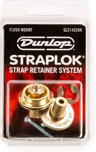 Vista 2 de Jim Dunlop Straplok® Retenedores de correa de montaje empotrado - Latón