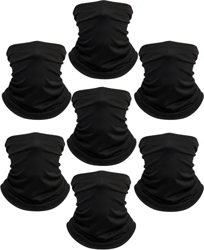 Vista 15 de Xeoxarel Neck Gaiter, 7 Pack Cooling UV Protection, Bandana Face Mask Scarf for Men and Women