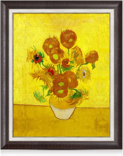 Vista 102 de Serie de pinturas de Vincent Van Gogh (favoritos). Reproducción de arte clásico de Van Gogh, impreso en lienzo, Algodón, Almond Blossom, 16x20