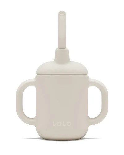 Vista 13 de Lalo Little Cup, Vaso con Pajita de Silicona No Tóxica con Asas - Vaso Entrenador para Bebés y Niños Pequeños - Sistema de Entrenamiento de Mini