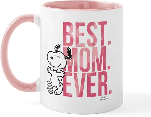 Vista 14 de CafePress Springtime Snoopy - Taza de café de cerámica, taza de té, 11 onzas