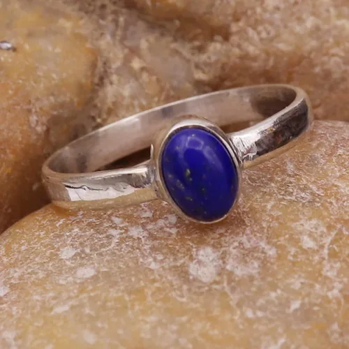 Vista 4 de Goyal Exports SRG331H - Anillo de plata de ley 925 con piedras preciosas hechas a mano para mujeres