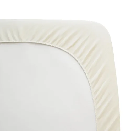 Vista 2 de American Baby Company Funda de colchón acolchada impermeable natural para cuna, hecha con capa superior de algodón orgánico